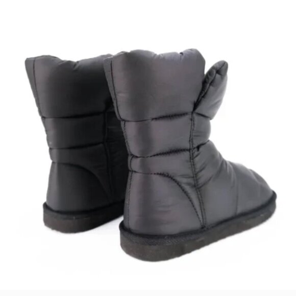 QUPID CARI-38A Black Nylon Boots - Women's Size 6 - Picture 11 of 11